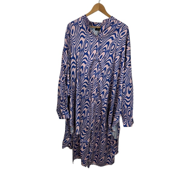 Dressed in Lala Satin Playsuit in Magic Swirl Size Medium NWT - Picture 4 of 16